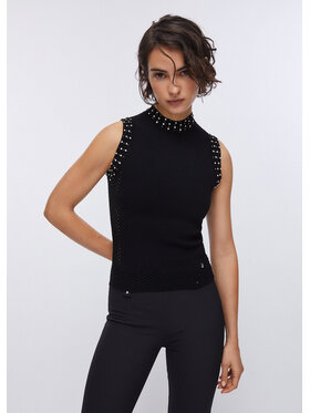 Liu Jo Liu Jo Sweter PA6027MS99E22222 Czarny Slim Fit