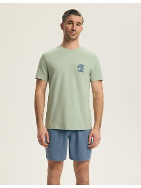 Henderson Henderson Piżama 44507 Zielony Regular Fit