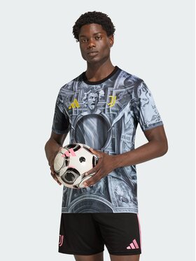 adidas adidas Koszulka techniczna Juventus 25/26 Pre-Match Jersey Czarny Slim Fit