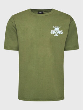 HUF HUF T-Shirt Paid In Full TS01939 Grün Regular Fit