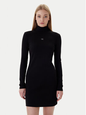 Calvin Klein Jeans Calvin Klein Jeans Повсякденна сукня LV047E204G Чорний Slim Fit