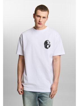 PROSTO. PROSTO. T-Shirt P Rim KL261MTEE1162 Biały Oversize