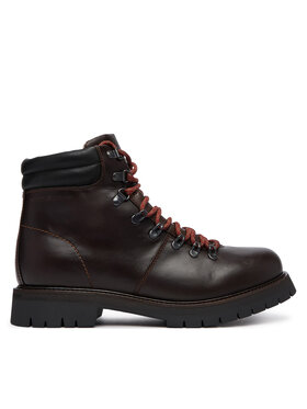 Tommy Hilfiger Tommy Hilfiger Trzewiki Elevated Outdoor Lth Wpm Boot FM0FM05995 Brązowy
