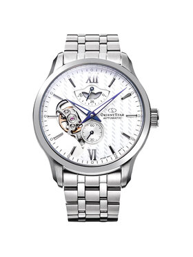 Orient Star Orient Star Zegarek RE-AV0B01S00B Srebrny