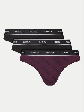 HUGO Hugo Set 3 perechi de chiloți tanga 50495870 Colorat