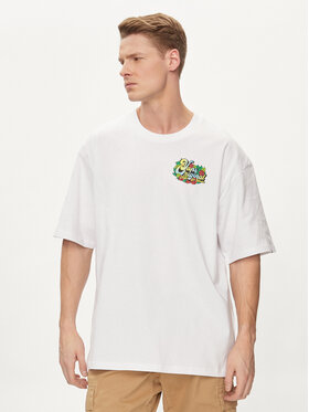 Vans Vans Tricou Pray For Waves Loose Ss VN000JK3 Alb Regular Fit