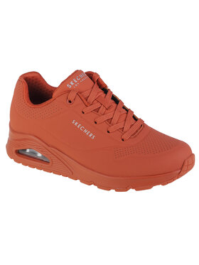 Skechers Skechers Sneakersy Skechers Uno-Stand on Air Pomarańczowy