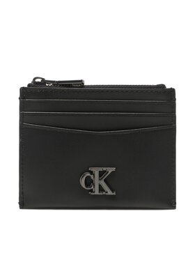 Calvin Klein Jeans Calvin Klein Jeans Etui na karty kredytowe Mono Hrdw Id Cardholder W/Zip K50K510715 Czarny