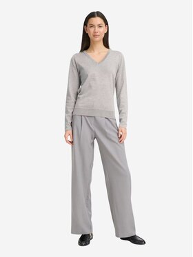 ICHI ICHI Maglione IHLULS V-NECK LS Grigio Regular Fit