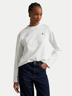 Polo Ralph Lauren Polo Ralph Lauren Bluză 211967105001 Alb Straight Fit