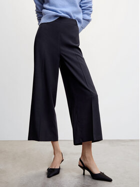 Mango Mango Spodnie materiałowe Lido 47005732 Granatowy Regular Fit