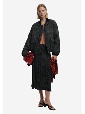 Desigual Desigual Gonna midi FAL_BORDADOS Nero Regular Fit