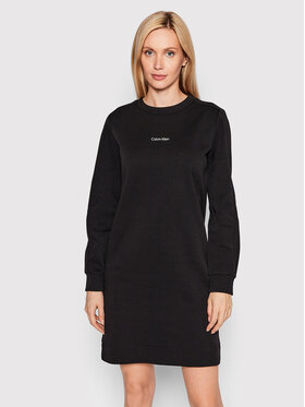 Calvin Klein Calvin Klein Pletena obleka K20K204290 Črna Regular Fit