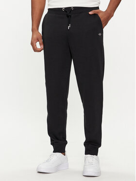 Gant Gant Pantaloni trening Shield 2009026 Negru Regular Fit