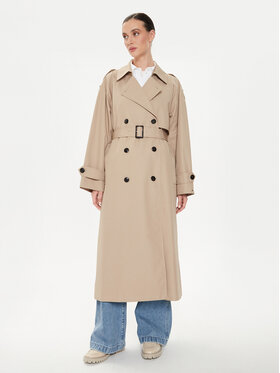 Tommy Hilfiger Tommy Hilfiger Trench WW0WW43336 Bej Oversize