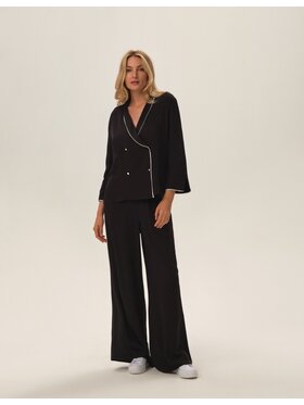 Esotiq Esotiq Piżama 42110 Czarny Regular Fit