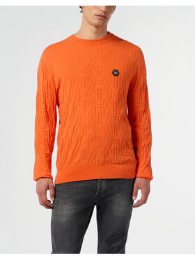 PHILIPP PLEIN PHILIPP PLEIN Maglione 29913 Arancione Regular Fit