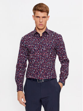 Boss Boss Košile H-Hank-Kent-C1-214 50502661 Bordó Slim Fit