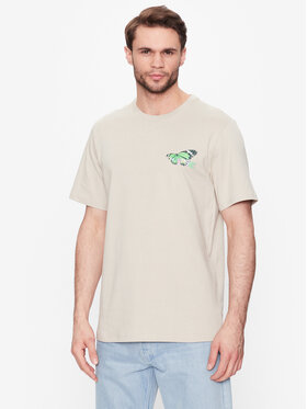Converse Converse T-shirt City Butterfly 10024616-A01 Beige Straight Fit