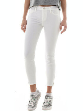 Lee Lee Jeansy SCARLETT Biały Skinny Fit