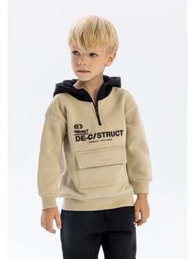MINOTI MINOTI Bluza 19fleece73 Brązowy Regular Fit
