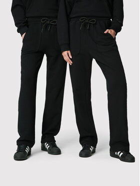 2005 2005 Долнище анцуг Unisex 2005 X Leeves „Panel” Черен Relaxed Fit