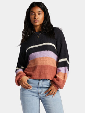 Billabong Billabong Džemper Seeing Double Swtr ABJSW00152 Ljubičasta Regular Fit