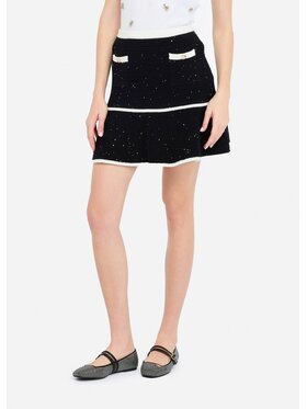 Liu Jo Liu Jo Spódnica mini CF5133MS18F03862 Czarny Regular Fit