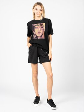 Silvian Heach Silvian Heach Šortky PGP22404SH Černá Regular Fit