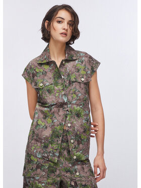 Liu Jo Liu Jo Gilet WA6341T433AP9360 Verde Regular Fit