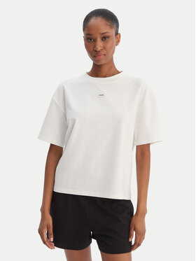 HUGO HUGO T-shirt Signature 50556807 Bianco Regular Fit