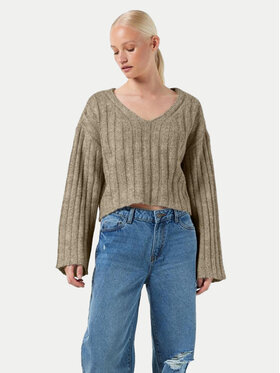Noisy May Noisy May Kampsun Nina 27027618 Beež Loose Fit