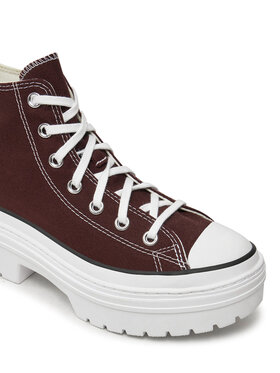 Converse Modne Superge Chuck Taylor All Star Lugged Heel A09401C Bordo Rdeča