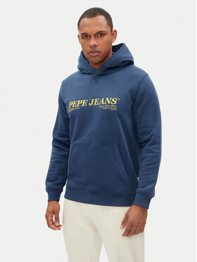 Pepe Jeans Pepe Jeans Felpa Dylan PM582755 Blu Regular Fit