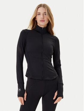 adidas by Stella McCartney adidas by Stella McCartney Тениска от техническо трико Training Midlayer JW4551 Черен Slim Fit