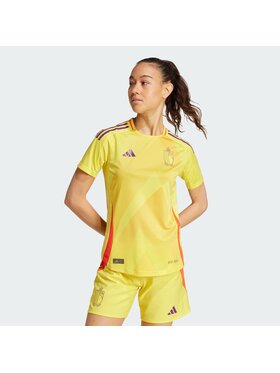 adidas adidas Koszulka techniczna 144211 Żółty Regular Fit