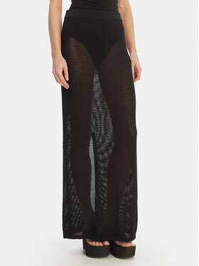 Seafolly Seafolly Maksi svārki Beach Edit 55687-KN Melns Slim Fit