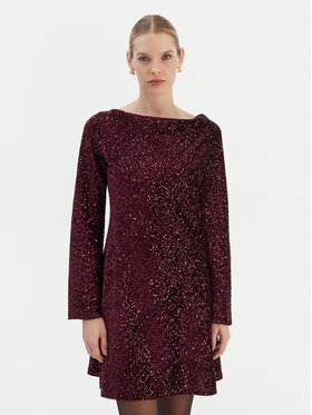 Rinascimento Rinascimento Kokteilinė suknelė CFC0126781003 Vyšninė Regular Fit