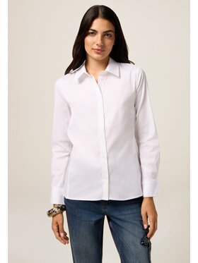 Oltre Oltre Koszula 5078R003018N011 Biały Slim Fit