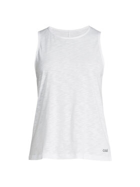 Casall Casall Top Soft Texture Tank Biały Loose Fit
