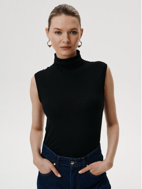 MARI PRETI MARI PRETI Top Stttile Nero Regular Fit