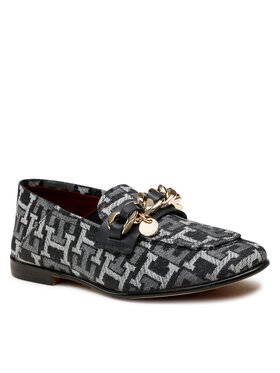 Tommy Hilfiger Tommy Hilfiger Lordsy Chain Loafer Denim FW0FW06930 Tmavomodrá