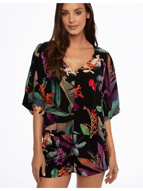 Esotiq Esotiq Pyžamo 41266-99X Čierna Regular Fit