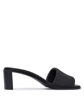 Calvin Klein Calvin Klein Klapki Block Heel Sandal Aop HW0HW03016 Czarny