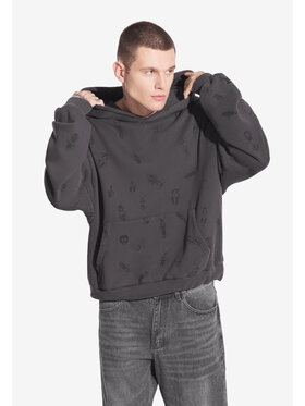 PROSTO. PROSTO. Bluza Insects_12 Szary Regular Fit