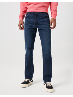 Wrangler Wrangler Jeansy TEXAS SLIM Czarny Straight Leg