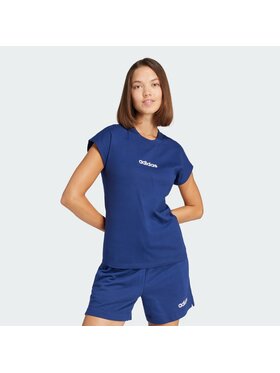 adidas adidas T-Shirt 140649 Błękitny Slim Fit