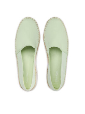 Calvin Klein Espadrile Esapdrille He-Canvas HW0HW01546 Zelena