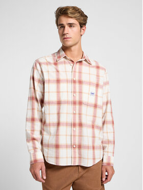 Lee Lee Koszula WORKWEAR SHIRT 2_0 Czerwony Regular Fit