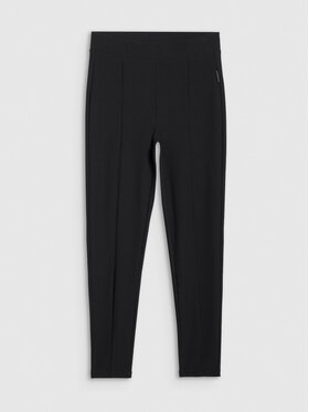 4F 4F Legginsy APRES SKI Czarny Slim Fit
